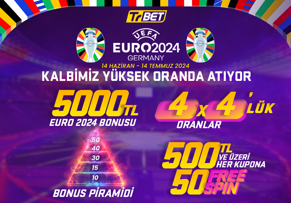 Trbet Euro 2024 Bonusları